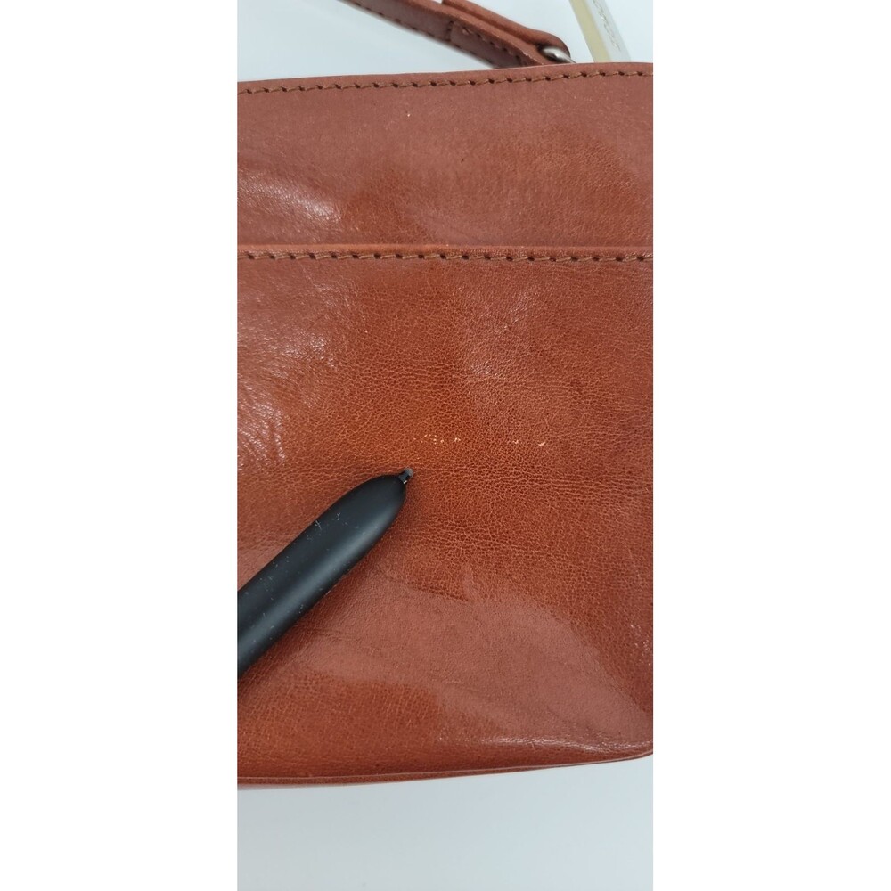 HOBO International Crossbody In Polished Leather Convertible to a Wristlet - Picture 7 of 8